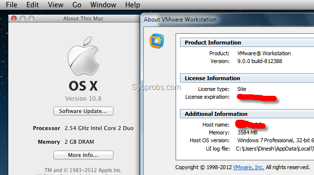 osx on vmware workstation 10